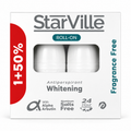 Starville Whitening Roll On Fragrance Free 60ml – Promo Pack (1 + 50%)
