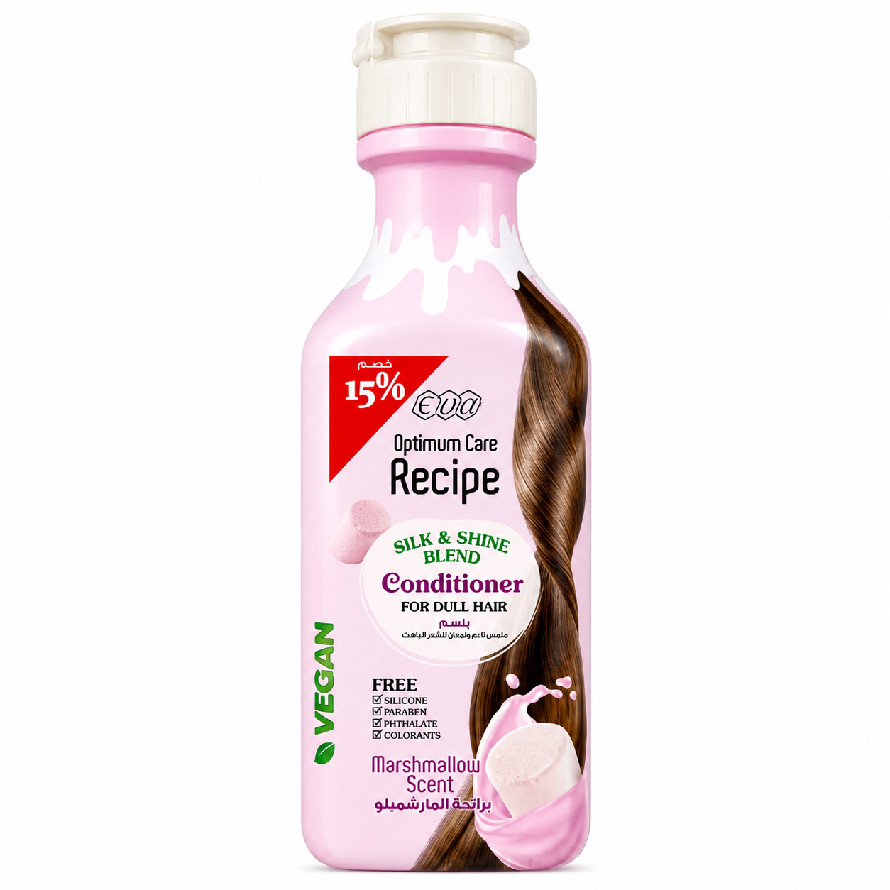 Eva Recipe Silk & Shine Blend Conditioner – Marshmallow Scent 350ml