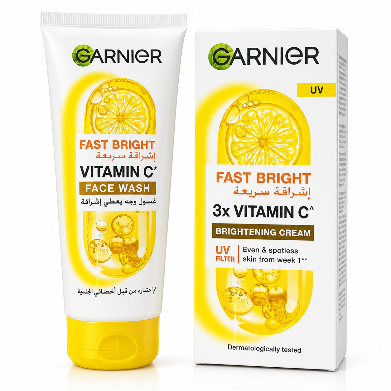 Garnier Face Wash & Brightening Cream