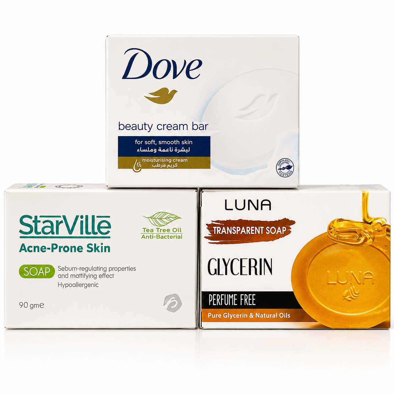 Everyday Soap Care Bundle | Dove, StarVille & Luna Soap Set