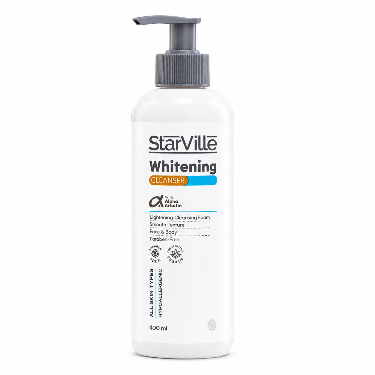 Starville Whitening Cleanser – 400ml (Unisex)