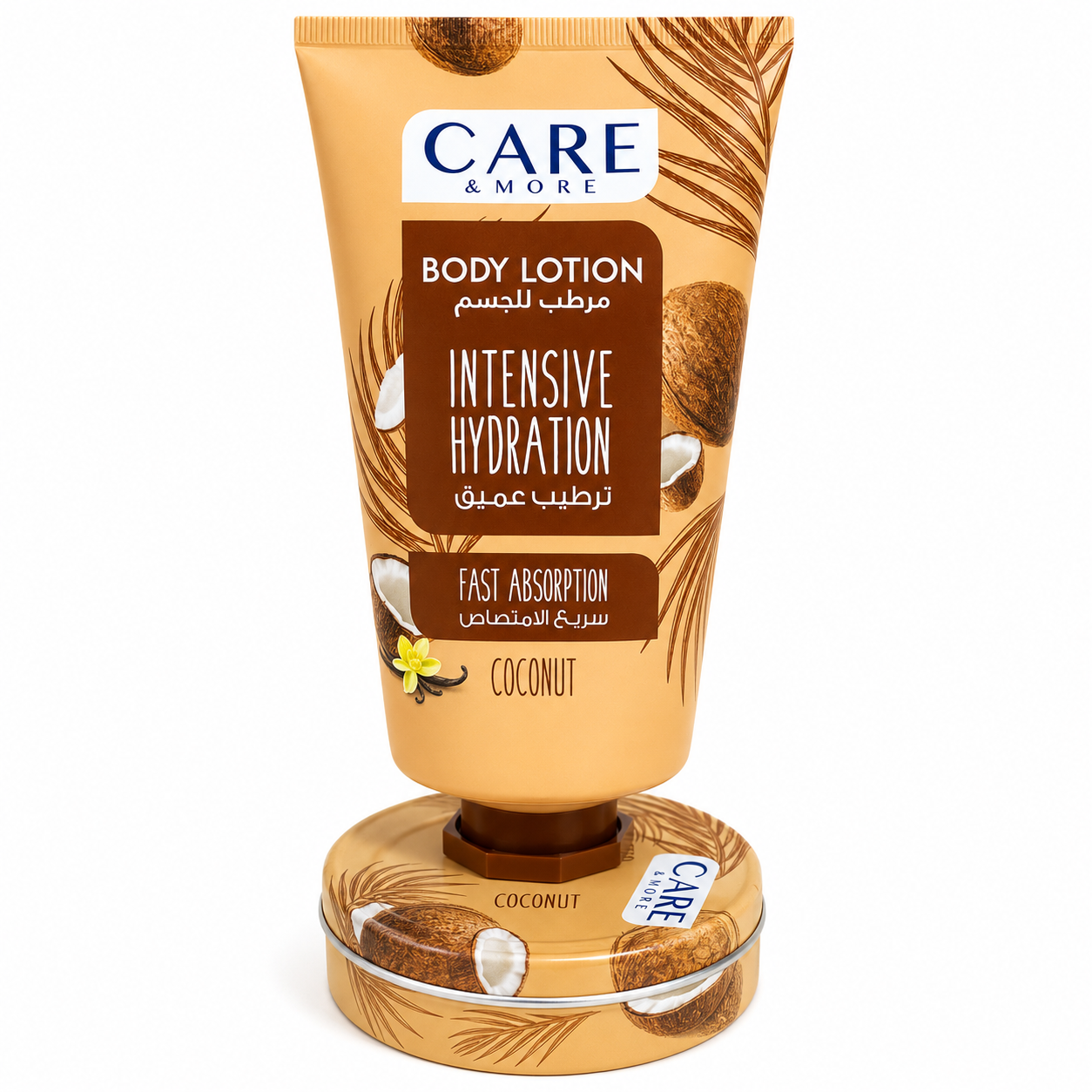 Care & More Coconut Body Lotion & Soft Cream Set